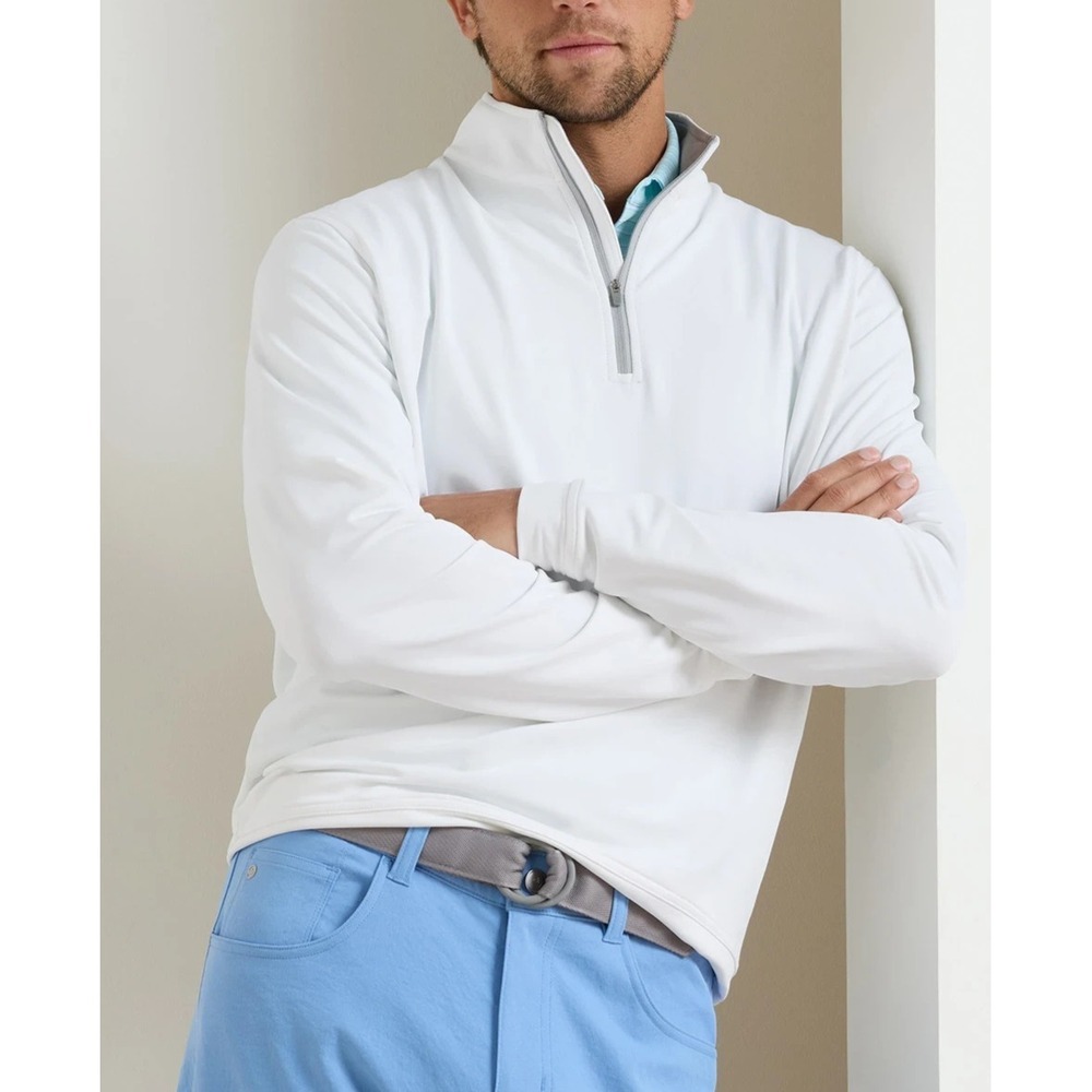 Peter Millar Quarter Zip Perth Performance Stretch Wicking Men's XL Pullover - Picture 14 of 15